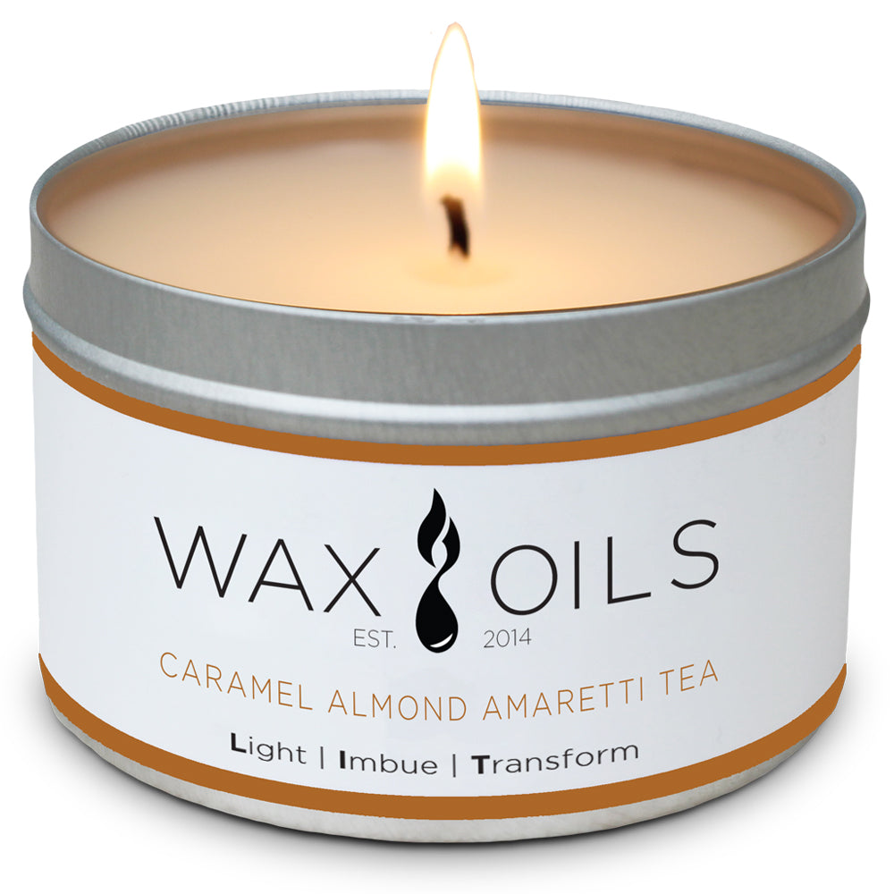 Caramel Almond Amaretti Tea Soy Candle