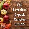 Fall Favorites Soy Candle Value Pack