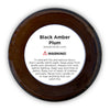 Black Amber Plum (8oz) Amber Glass