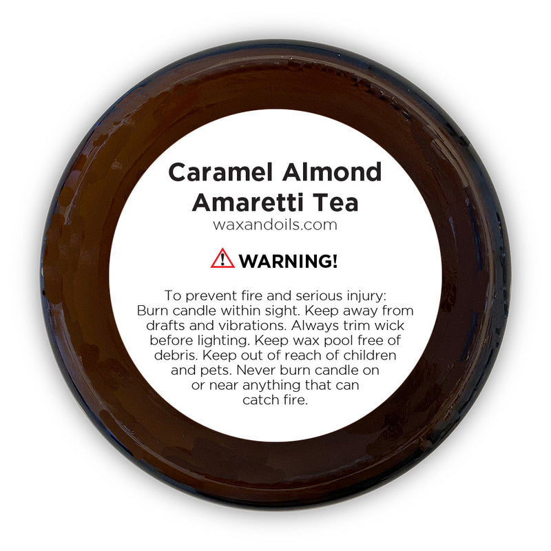 Caramel Almond Tea (8oz) Amber Glass